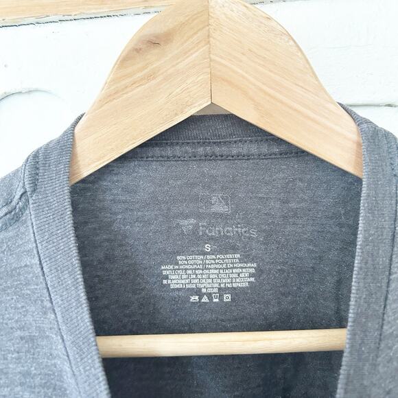 Fanatics Cincinnati Reds Baseball T-Shirt Gray Short Sleeve Crewneck Size S - Picture 4 of 5